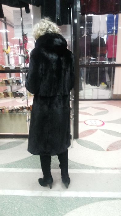 Шуба норковая (Блэк лама)
