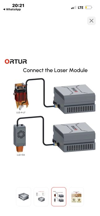 Лазерный станок Ortur LU2-10A 10W