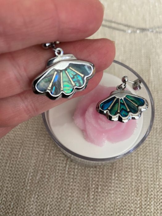 Бижу от Хавай/Абалон и Ефектни индийски обици