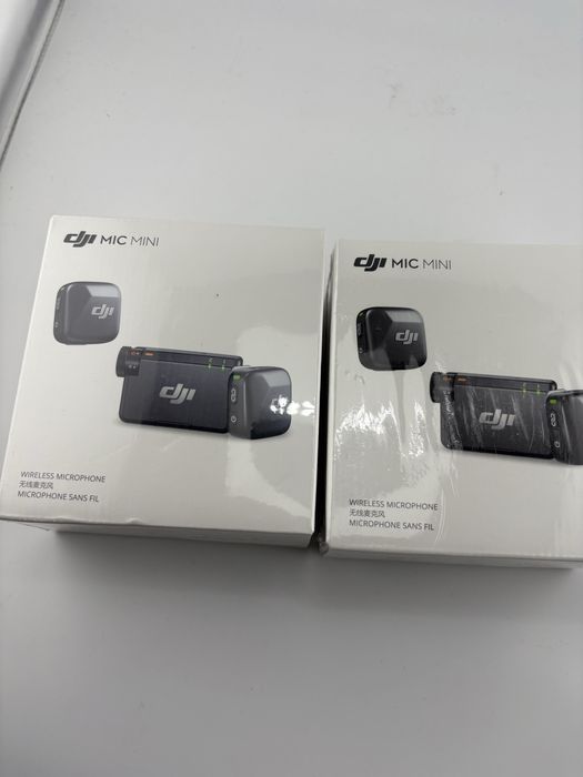 Kit DJI MIC Mini, 2tx microfon, 1rx receptor, 1x statie incarcare wifi