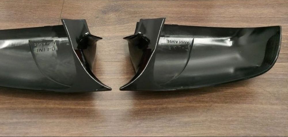 Capace oglinzi Audi A4 B6 B7 model Batman negru lucios