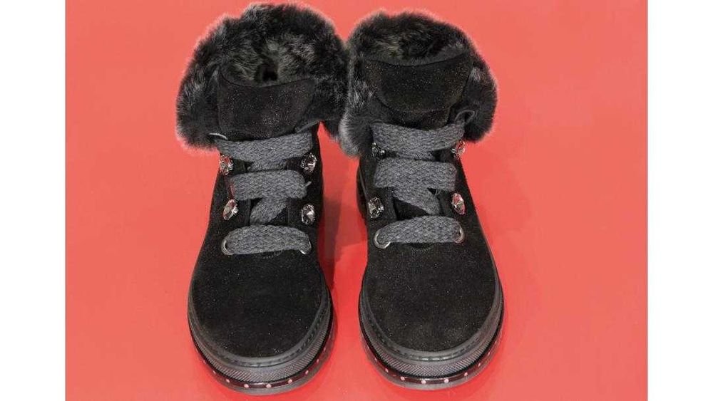 Дамски ежедневни боти естествена кожа Надит, р.38.