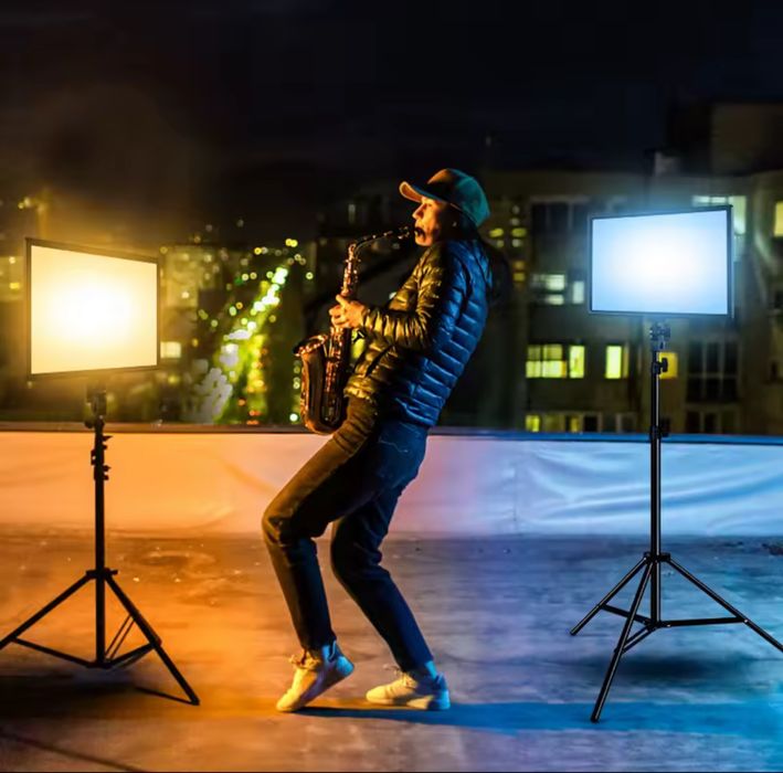 Проф. Диодно осветление. Видео. фото. Грим. подкаст. влог. лед. камера