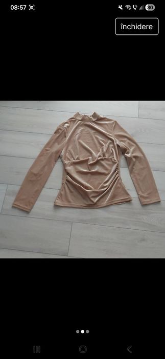 Maletă din catifea nouă superba M-L