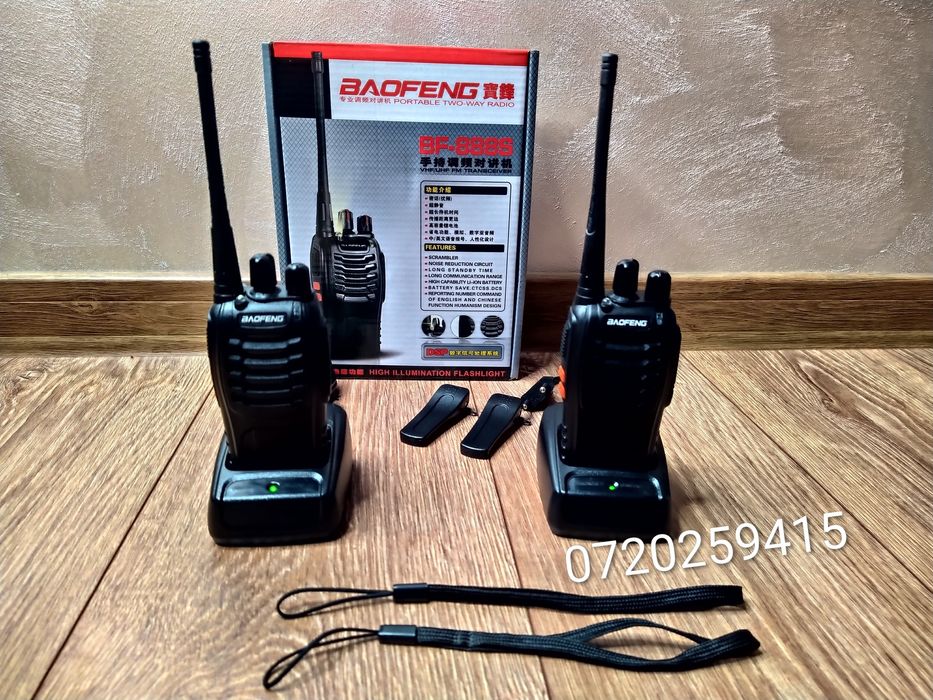 Statii emisie receptie profesionale UHF, 16 canale, 6 km