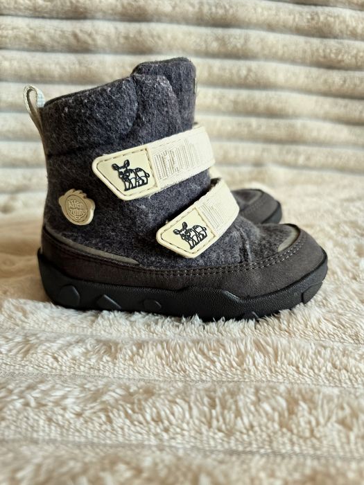 Зимни barefoot ботуши Affenzahn Wool Comfy Rhino, размер 23