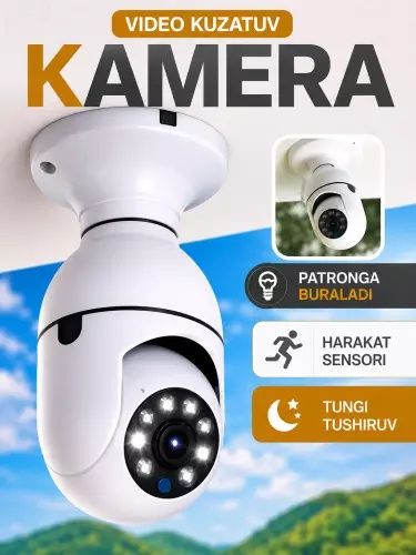 Smart Wi-Fi kamera, PTZ kuzatuv kamerasi,