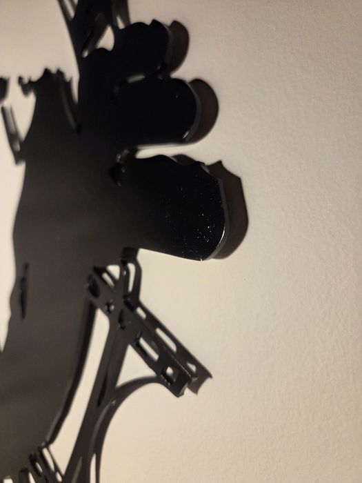 Orașele lumii – decorațiune de perete din oțel tăiat cu laser