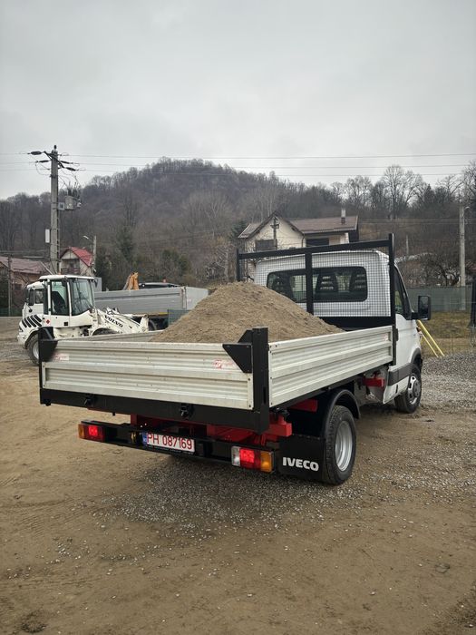 Nisip pietris balast pamant excavator buldo cilindru umplutura bascula