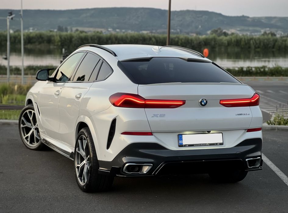 Bmw X6/3.0d Mild Hybrid/M pachet/Individual/Grila iluminata/Alb perlat/Variante/
