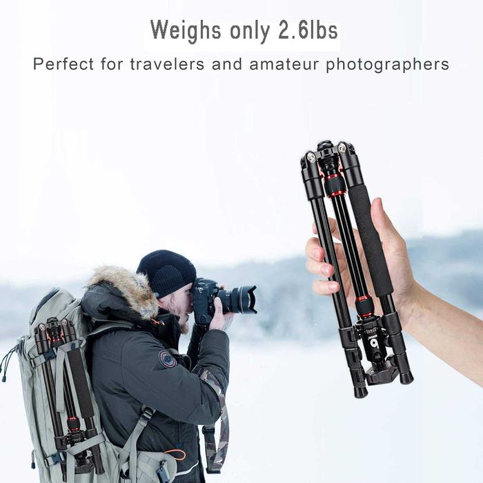 Trepied camere foto din aluminiu/fibră carbon BONFOTO B690A,sigilat