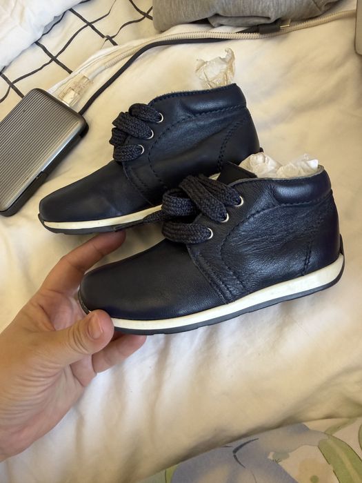 Детские Кожаные ботинки