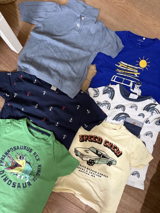 Комплект риза и панталон -6-9 м-майорал-45лв нови