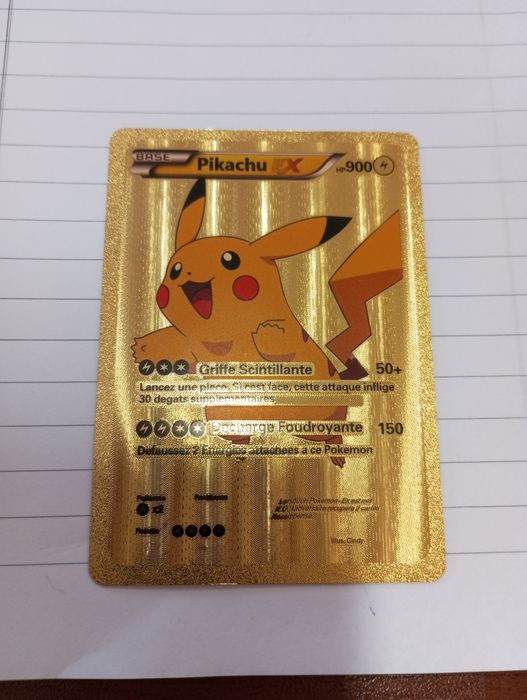 Покемон карта Pikachu EX