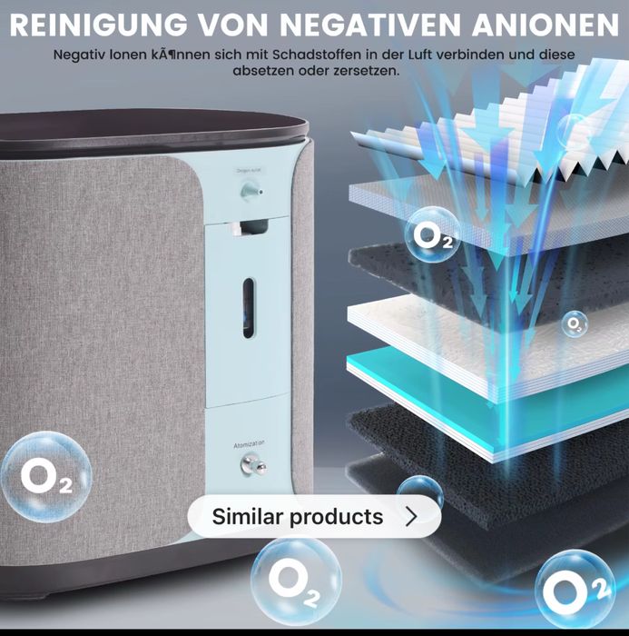 Concentrator de oxigen nou si original