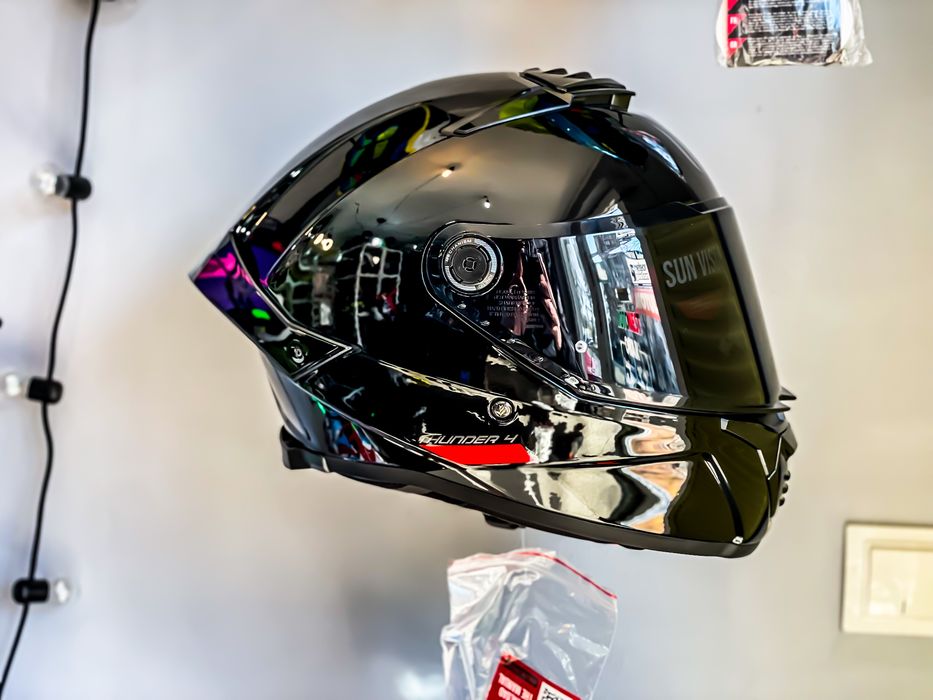 Casca Moto MT Thunder 4 Negru Lucios