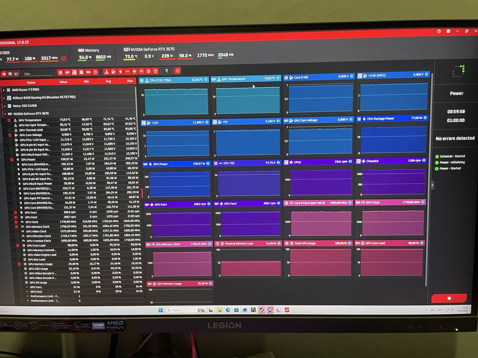 Видеокарта Palit gaming pro rtx 3070
