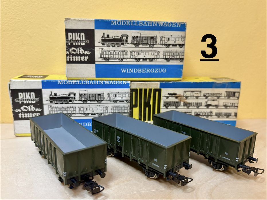 Товарни вагони PIKO, Schicht, Fleischmann, Roco врак, влакче, локомотив