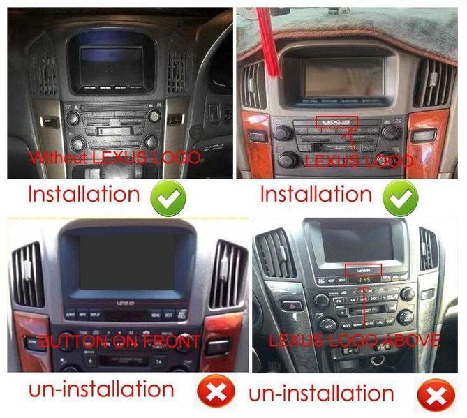 LEXUS RX300 / TOYOTA HARRIER 1998-2005 - 9'' Андроид Навигация, 9363