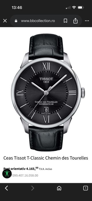 Ceas Tissot Powermatic 80