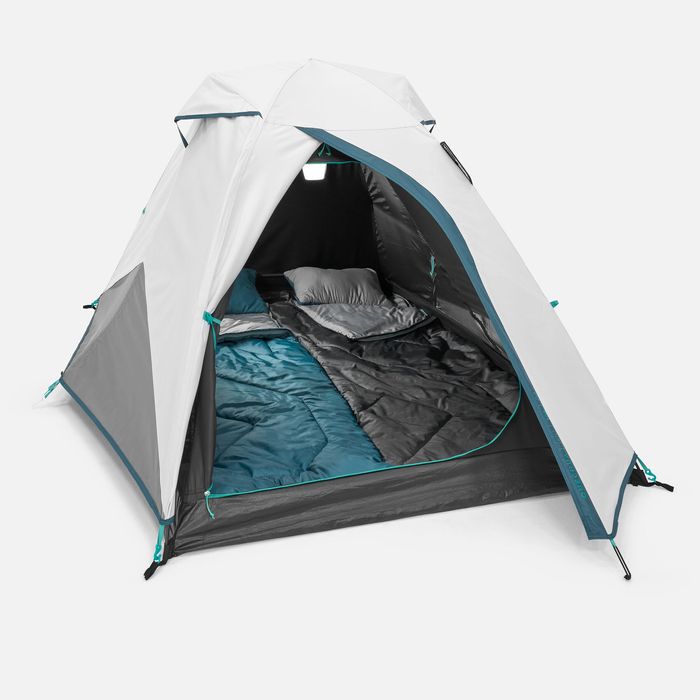Cort de camping 2 locuri, Mh100 Fresh & - produs resigilat Decathlon