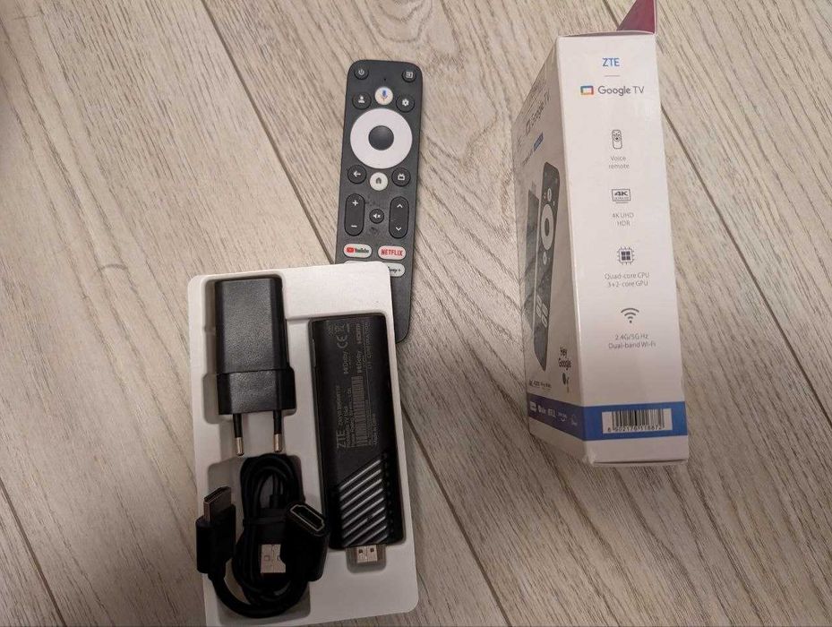 Mediaplayer ZTE ZXV10 B866W11K 4K Google TV, Wi-Fi 32GB/2Gb  (Google Streamer, Nvidia Shield) garantie eMag 12 luni