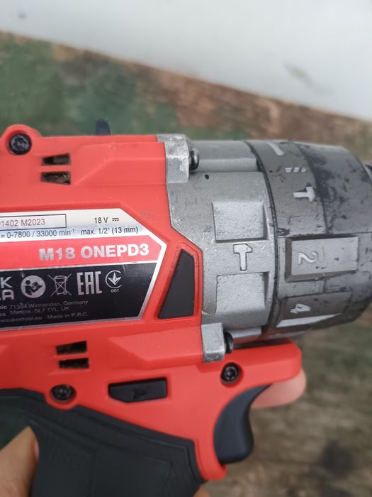 Filetanta milwaukee onepd3 fpd3 cu baterie de 5 amperi