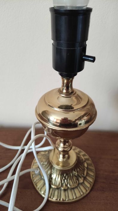 Настолна лампа от масивен бронз/месинг топ състояние