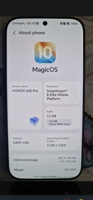 Honor 600 pro...
