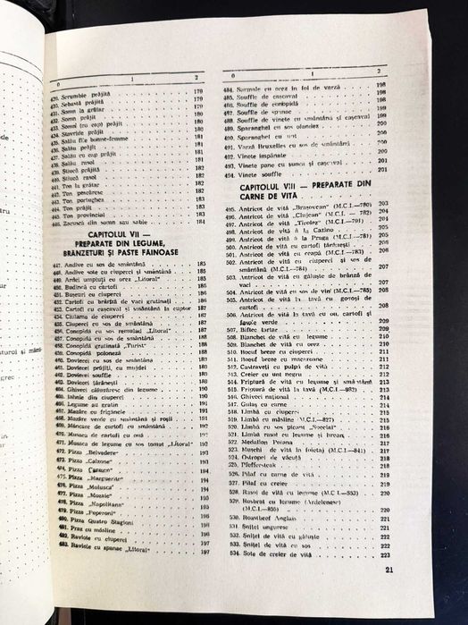 Rețetar Preparate Culinare pentru Turismul Internațional - Ediția 1986