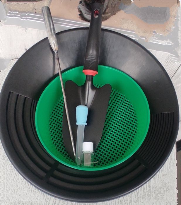 леген сито  за промиване / добиване пресяване  на самородно злато