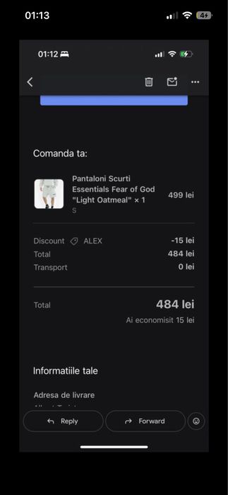 Pantaloni  essentials S