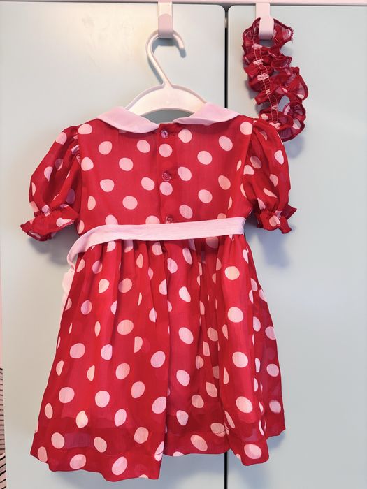 Set rochie cu bentita 12 luni