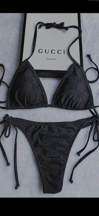 Costum de baie chilot tanga Gucci,   Fend*, Louis Vuitton, Burberry
