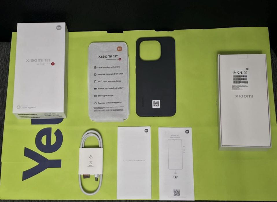 КАТО НОВ 512GB Xiaomi 15T Yettel Гаранция 2028г. Gray | Сив 15 T