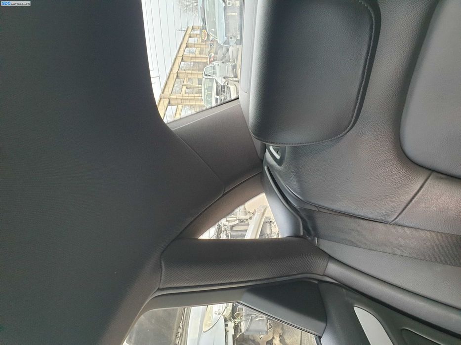 Plafon Plafoniera Tavan Material Textil Negru cu Stalpi si Parasolare Audi A4 B8 B8.5 Berlina Sedan 2008 - 2015 [K2316] [K2317] [K2318]