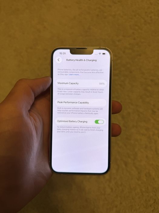 iPhone 13 256GB Pink | 84% капацитет