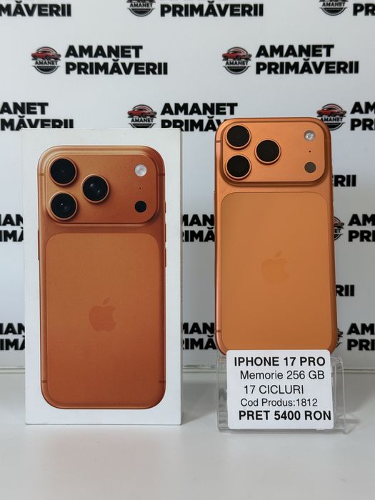Iphone 17 Pro Orange 256 GB 17 Cicluri