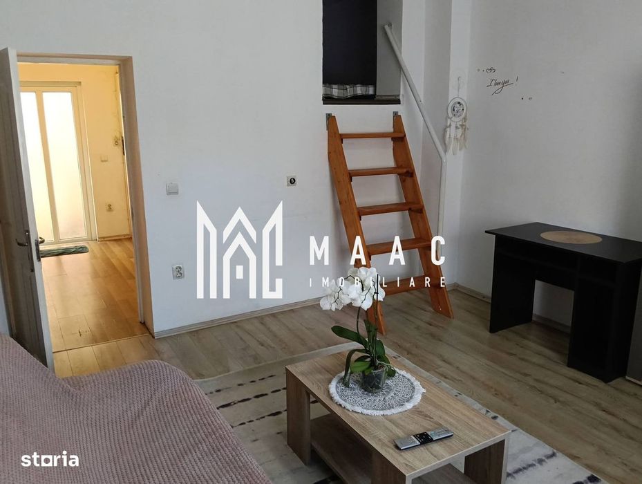 Garsonieră de închiriat | Sibiu, Piața Cluj | 39 mp | parter