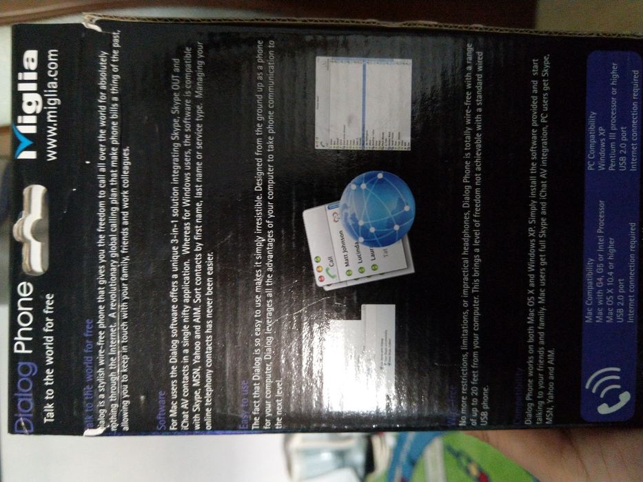 Telefon Digital pentru mac si pc Miglia