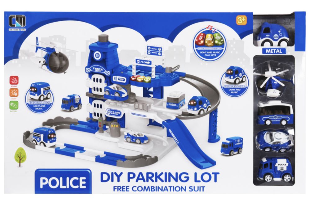 Авто трек. Машинки и стоянки