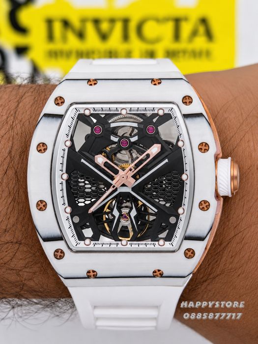 INVICTA Hyperion white/gold automatic 42 mm, Инвикта нов мъжки часовник