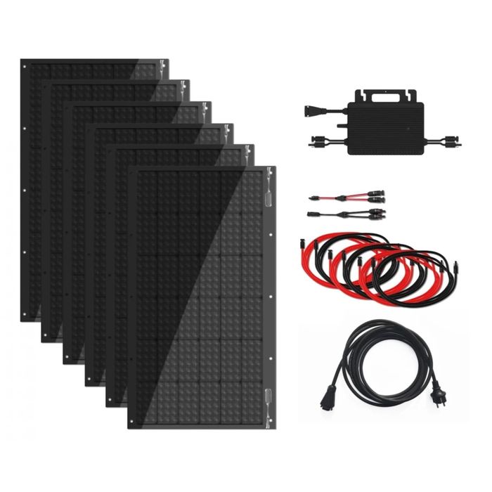 Sistem fotovoltaic Technaxx 5117TX, cu 6 panouri solare fotovoltaice