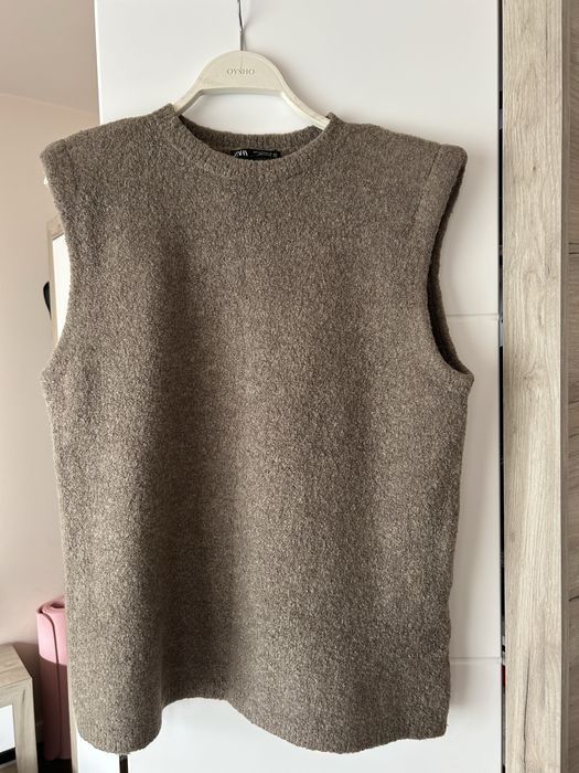 Пуловер без ръкав с вълна ZARA & H&M