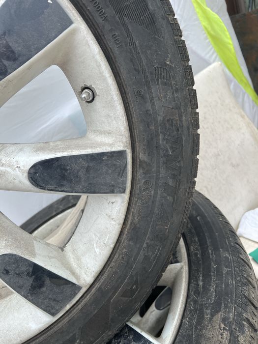 Резина с дисками.