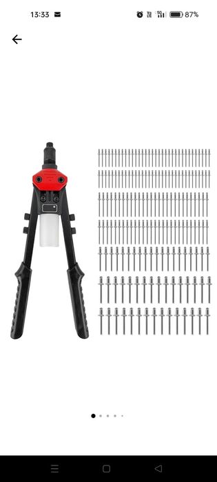 Set clesti popnituri AKKTOL, 5 duze,200 popnituri