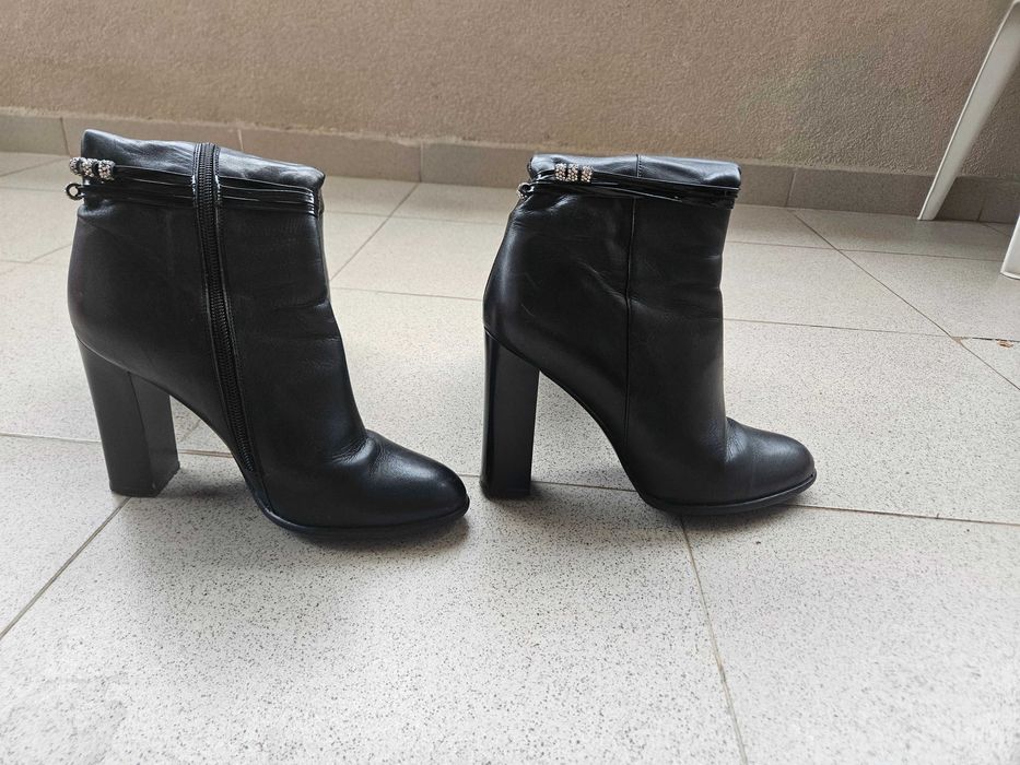 Италиански ботуши от естествена кожа