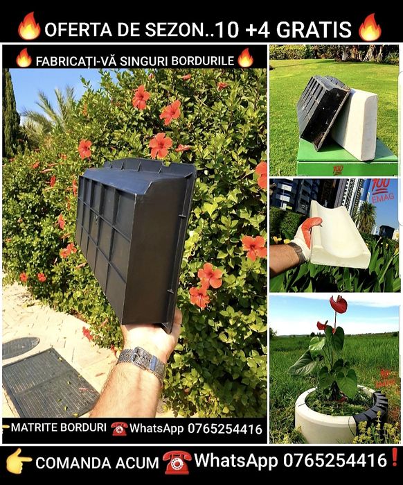 OFERTA SEZON matrite stalpisori balustri forme pavaj beton constructi stalpi balustrada piese unelte accesori dale molde materiale gradina pavele