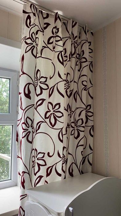 Продам новые шторы+тюль