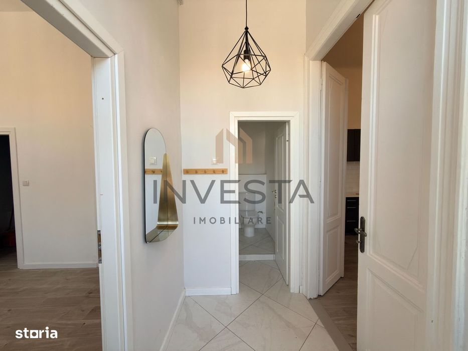 Apartament cu 3 camere si balcon, in Centru, langa Tribunal!